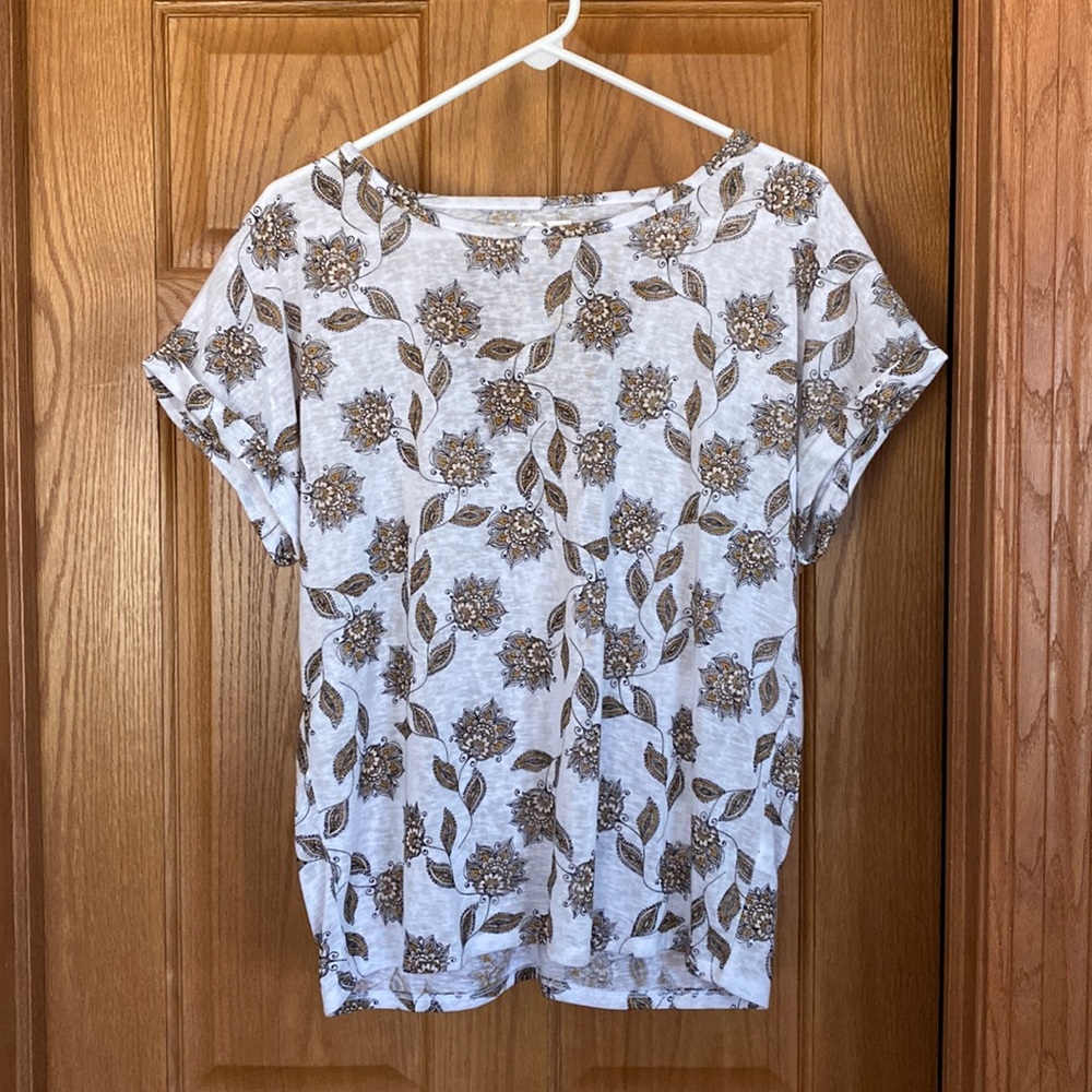 Floral print top